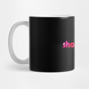 Shoegazer - Blurry Text in Pink Mug